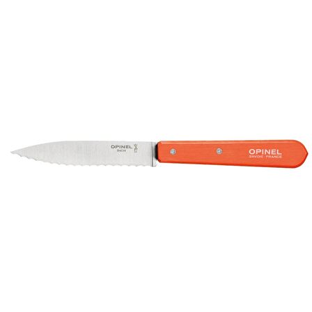 Opinel Essential No:113 Paslanmaz Çelik Tırtıklı Soyma Bıçağı