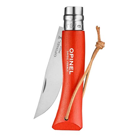 Opinel Inox Trekking 7 No Paslanmaz  Çelik Çakı (Turuncu)