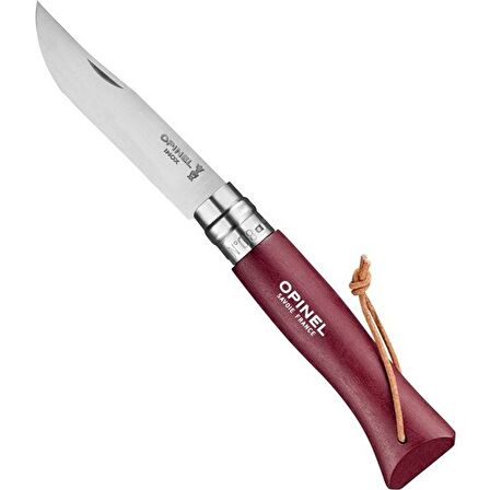 Opinel Inox Trekking 8 No Paslanmaz Çelik Çakı Bordo