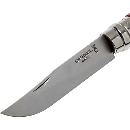 Opinel Inox Trekking 8 No Paslanmaz Çelik Çakı Bordo