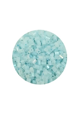 Kesme Cam Boncuk 2mm - 60 Gram - Maz Buz Mavi - BNC369