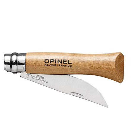 Opinel Inox 6 No OP-123060 Kayın Saplı Paslanmaz Çelik Çakı