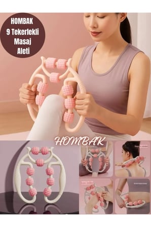 9 Tekerlekli Yoga Fitness Silindiri (Roller) (3126)
