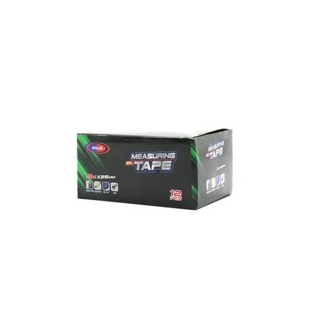 12 ADET MEASURING TAPE 5MTX25MM ŞERİT METRE (3126)