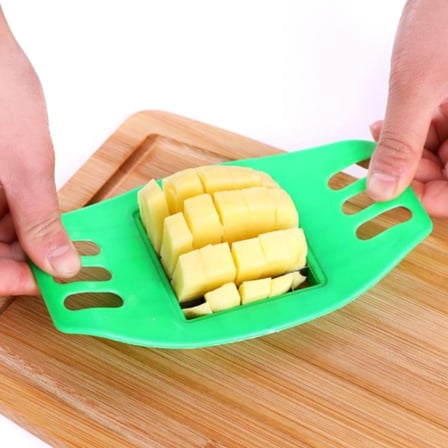 Kare Dizayn Pratik Kolay Patates Dilimeme Aleti Aparatı Bıçağı (3126)