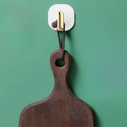 2li Yapışkanlı Retro Askılık Dolap Kapak Kulpu Beyaz (3126)