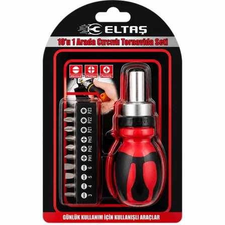 10IN1 SİLİKON SAP - CR-V CIRCIRLI TORNAVİDA BİTS SETİ PH1-PH2-PH-3 - PZ1-PZ2-PZ3 MANYETİK UÇ TUTUCU 