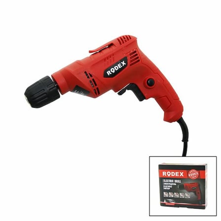 KABLOLU  ELEKTİRİKLİ MATKAP  0-2600 RPM   450W  AHŞAP: 25MM - METAL:10MM RDX-1504 (3126)