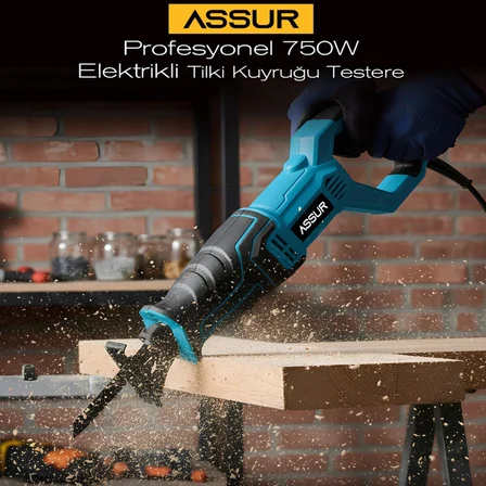 MAVİ TİLKİ KUYRUĞU ELEKTRİKLİ TESTERE 230V 0-2800 RPM ASR-615 (3126)