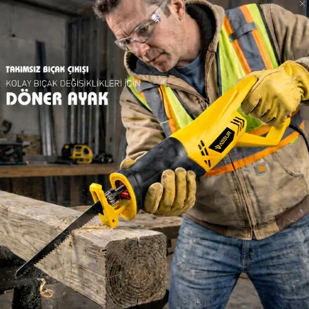 SARI TİLKİ KUYRUĞU ELEKTRİKLİ TESTERE 230V 0-2800 RPM ASR-624 (3126)