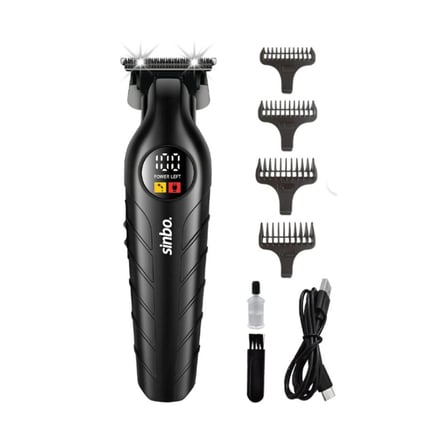 USB ŞARJLI - LCD GÖSTERGELİ SAÇ - SAKAL KESME TRAŞ MAKİNESİ  PLASTİK GÖVDE SHC-1909 (3126)