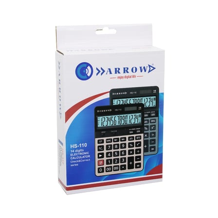 14 HANELİ  HESAP MAKİNESİ  GÜNEŞ ENERJİLİ - PİLLİ   112 ADIM KONTROLÜ   19.5 X 14.3 X 3.5CM   300GR 