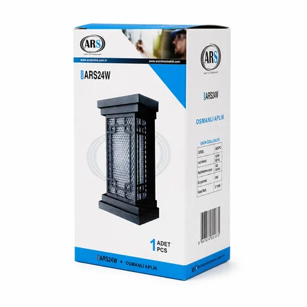 IP66 50.000 SAAT LED ÖMRÜ 22W OSMANLI LED APLİK DUVAR LAMBASI ARS-348952 (3126)