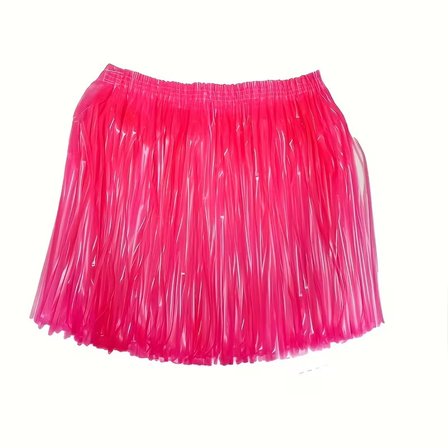 Neon Pembe Hawaii Parti Eteği 40 cm (3126)