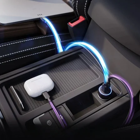 Araç İçi Çakmaklığa TakılanType-C ve USB Girişli 2 Portlu Hızlı Şarj Adaptörü (3126)