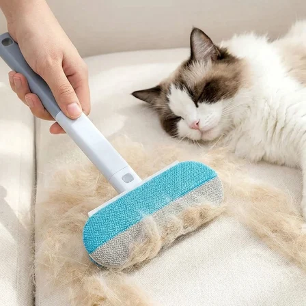 4’ü 1 Arada Tüy Toplayıcı – Kedi Köpek Tüy Temizleyici Fırça, Koltuk Halı Tüy Alıcı Çok Fonksiyonlu 