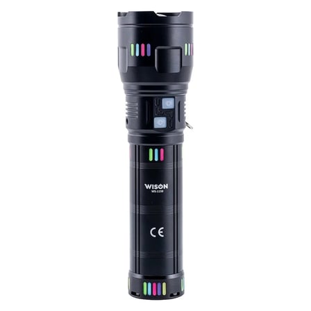 Ws-1150 Uzun Menzilli 60 Watt 5500 Lümen Profesyonel Güçlü El Feneri (3126)