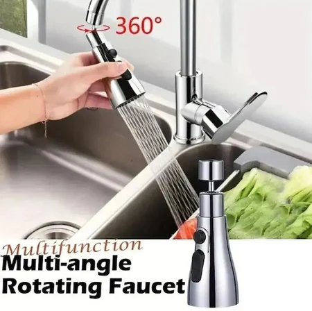 3 Fonksiyonlu Metalik Musluk Başlığı (3126)