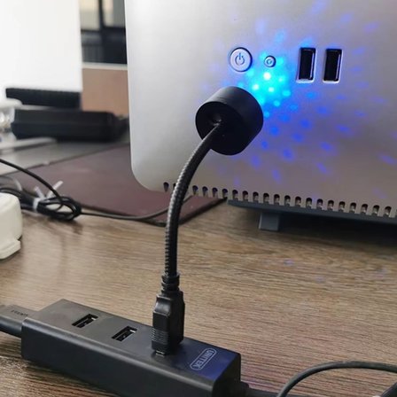 USB Sese Duyarlı 8 Farklı Mod Işıklı LED Atmosfer Işığı – Ambiyans Aydınlatması (3126)