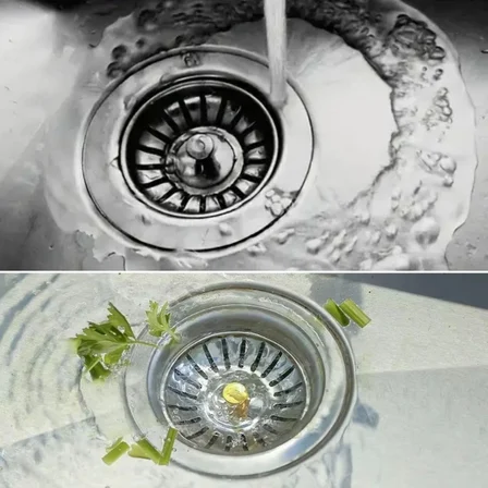 Paslanmaz Çelik Mutfak Evye Lavabo Süzgeci Lavabo Gideri Atık Gıda Tıpası (3126)