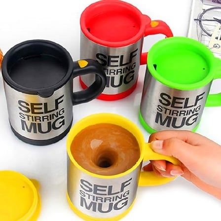 Karıştırıcı Özellikli Mikser Kupa Bardak Self Stirring Mug (3126)