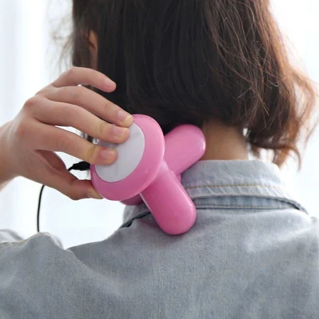 3 Başlıklı Titreşimli USB Şarjlı Mini El Masaj Aleti (3126)