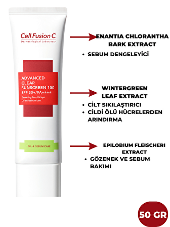 Cell Fusion C Tüm Cilt Tipleri Için Yüksek Koruyucu Advanced Güneş Kremi 100 Spf50 /pa 50 gr