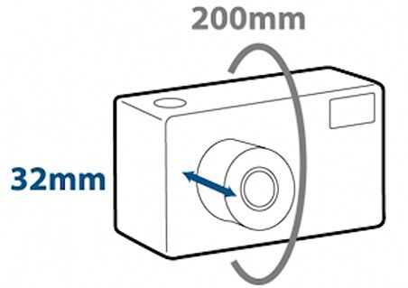 Aquapac fotoğraf makinesi kılıfı Kompakt, zoom'lu fotoğraf makineleri için