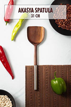 Akasya Servis Spatulası & Sunum Spatulası