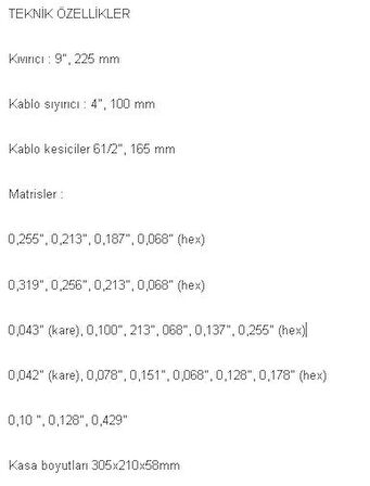 PROSKİT 6PK-330K Koaksiyel Sıkma Pensesi Seti;Proskit