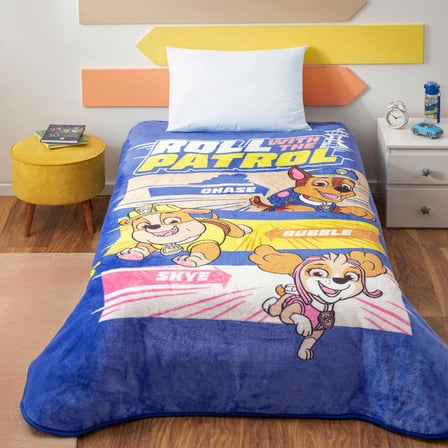 Taç Lisanslı Outlet Battaniye Paw Patrol Tek Kişilik