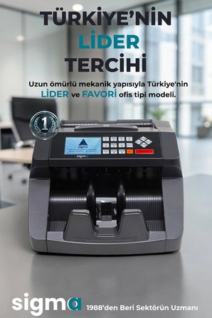 Sigma SC 7520 Sahte Kontrollü Komutlu SayımÖzellikliModel