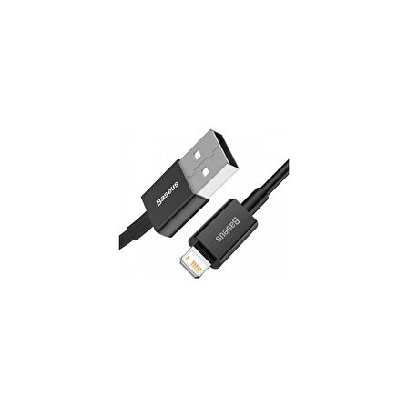 Baseus 1 Metre 2.4A Ultra Hızlı Apple iPhone Uyumlu 12 Pro Max Şarj Kablosu Hızlı Şarj HBCV00001HFVHT