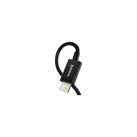 Baseus 1 Metre 2.4A Ultra Hızlı Apple iPhone Uyumlu 12 Pro Max Şarj Kablosu Hızlı Şarj HBCV00001HFVHT