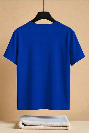 Unisex Pusula Baskılı Tasarım Tshirt