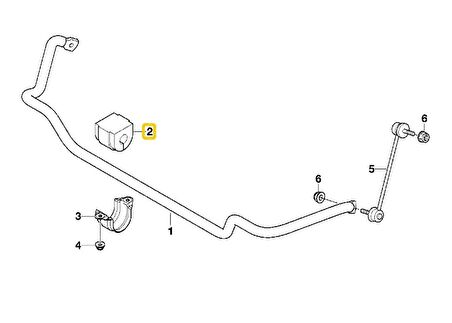 BMW E46 - 06.2000 RAPRO ÖN VİRAJ DEMİR LASTİĞİ 31351094554