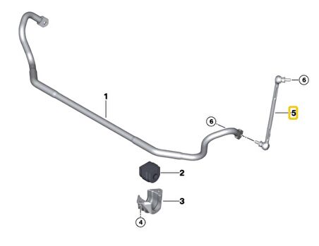 BMW 1 SERİ 3 SERİ Z4 VE X1 VİRAJ ASKI ÇUBUĞU ÖN SOL 31356765933