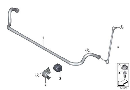 BMW ÖN VİRAJ DEMİRİ XD E90/E90LCI/E92/E92LCI/E84 31356793639