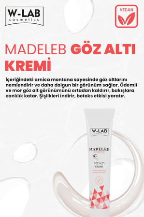 W-Lab Cosmetics Madeleb Göz Altı Kremi 20 ML
