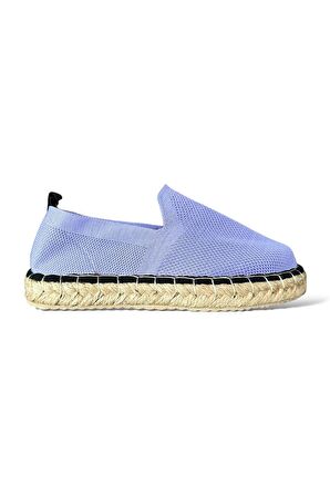 Unisex El Yapımı Triko Espadril Lila