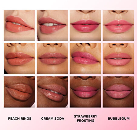 Too Faced Kissing Juicy Tint - Renkli Dudak Balsamı - Peach Rings