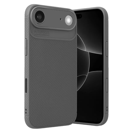 Apple iPhone 17 Air Auto Focus Karbon Kapak - Gri