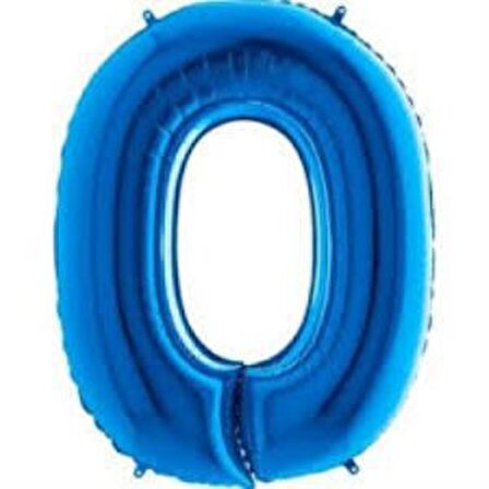 FOLYO BALON O HARF MAVİ 102CM