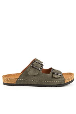 Muya 31402 M Maha Casual Günlük Haki Erkek Terlik
