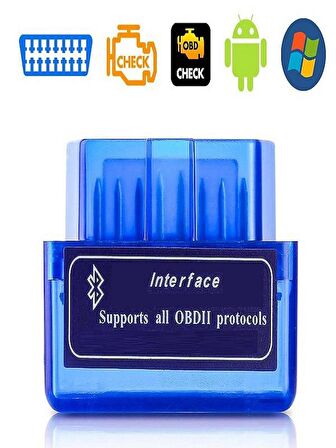 SpeedUF Süper Mini V2.1 Bluetooth Obd2 Araç Arıza Tespit Cihazı