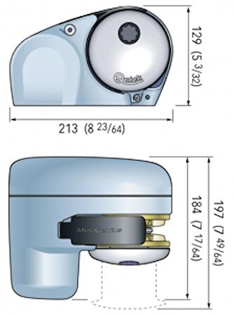 Quick GENIUS GP2. Tamburlu model 250W 12V