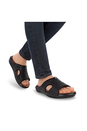 Muya 31409 M Parabolik Ultra Comfort Siyah Erkek Terlik