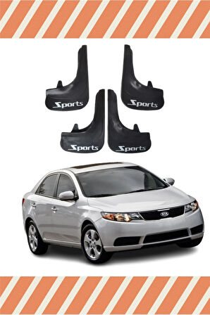 Kia Cerato 2009-2015 Sports yazılı 4’lü tozluk çamurluk paçalık modern tasarım