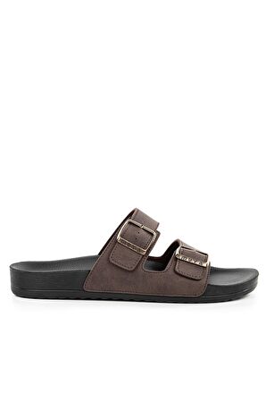 Muya 31410 Mba Nova Casual Günlük Kahverengi Erkek Terlik