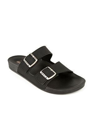Muya 31410 Mba Nova Casual Günlük Siyah Erkek Terlik